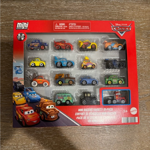 New Disney Pixar Cars Mini Racers 15 Pack - Picture 3 of 3